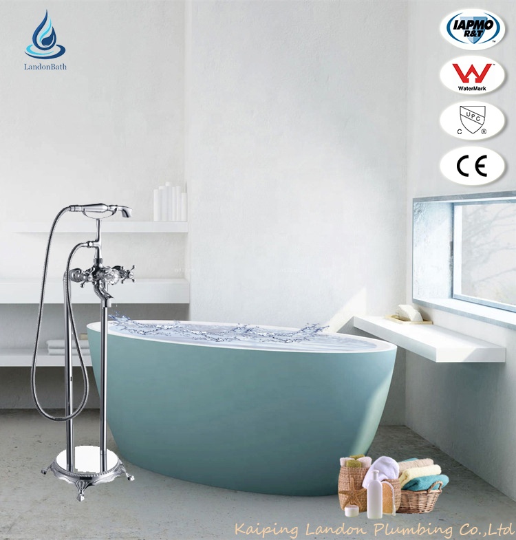 Baignoire de douche évier douchette matériel de salle baignoire salle de bain griffe de pied en fonte luminaire de pied vente robinet de bain sur pied