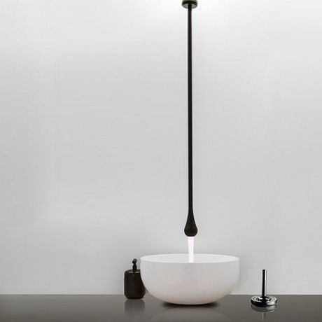 Nouveau modèle robinets de lavabo robinet de lavabo de salle de bain deux trous mitigeur en acier inoxydable