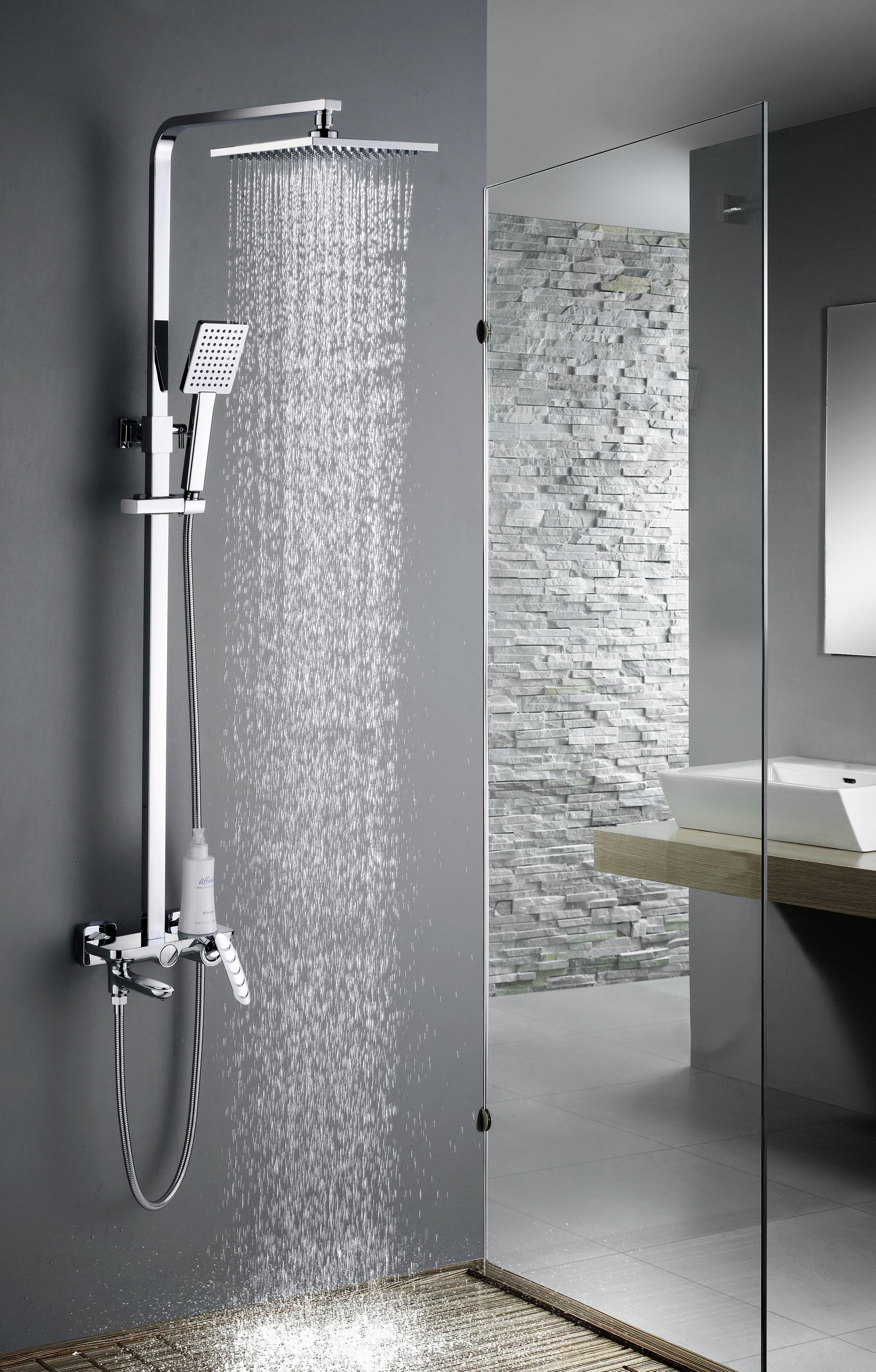 Chrome mural douche baignoire robinet baignoire remplissage laiton salle de bain baignoire robinets de douche