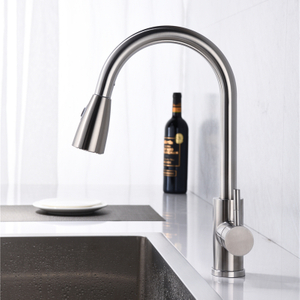 Les robinets de luxe à double fonction retirent le robinet de cuisine mitigeur de cuisine