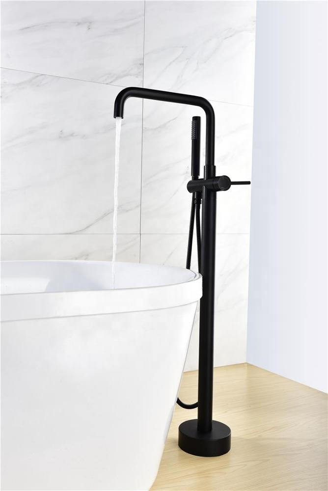 American Standard Upc robinet Brimix mitigeur de douche debout becs de baignoire avec inverseur en laiton monté au sol robinet de bain