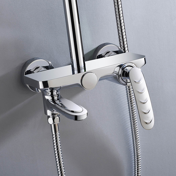 La douche en laiton ronde de salle de bains de Rainshower place la douche à fermeture automatique de poignée spéciale