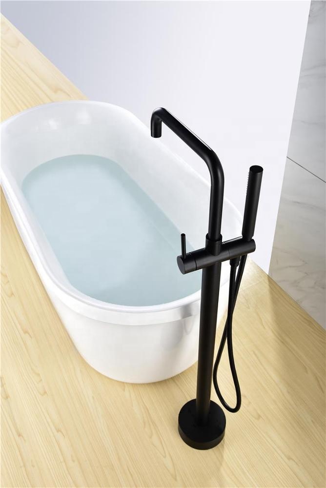 American Standard Upc robinet Brimix mitigeur de douche debout becs de baignoire avec inverseur en laiton monté au sol robinet de bain