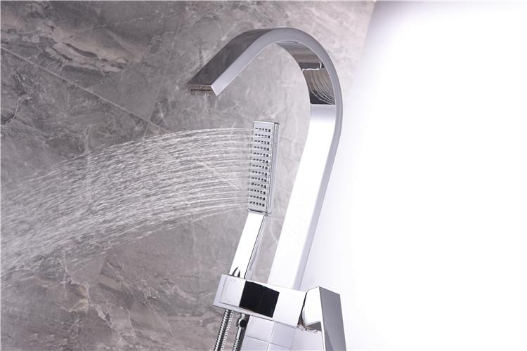 Douches autonomes bec de baignoire universel robinet de baignoire depuis le sol baignoire unité de douche rallonge de robinet détourner les robinets de plomberie